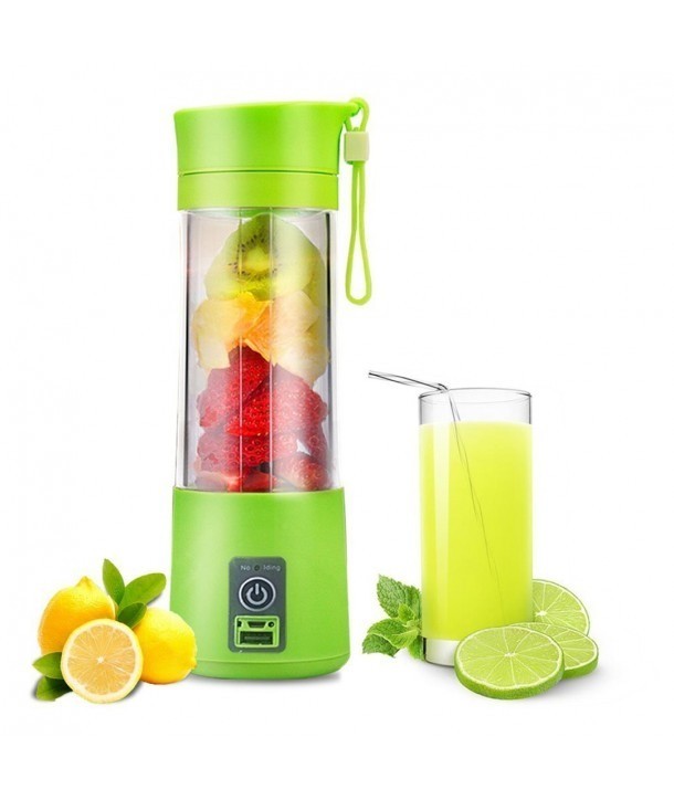 Licuadora Recargable Por Usb Portatil Bateria Interna Ideal Playa Camping