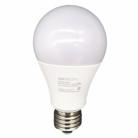 Lampara Led Bulbo A60 11W E27 Luz Calida Six Electric