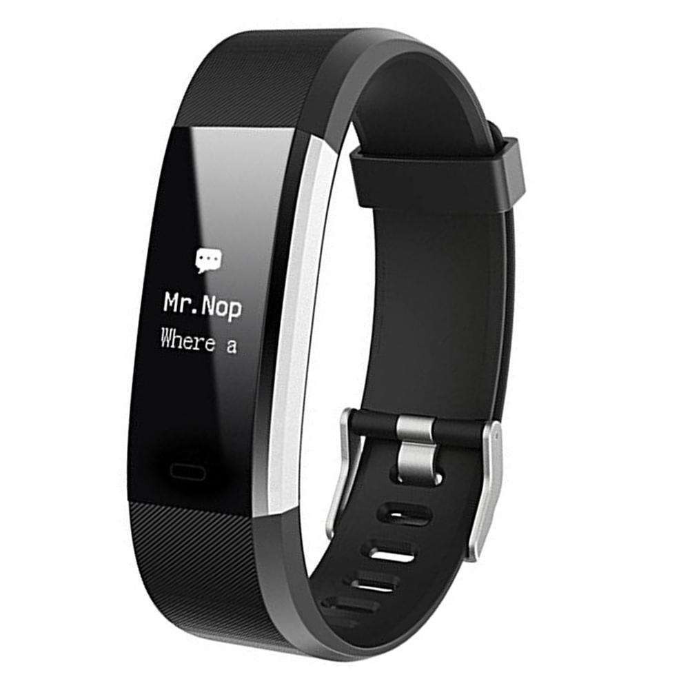 Smartwatch Band Fit West 1 Plus Black Reloj Inteligente Celular Android  Iphone Contador Pasos Calorias Frecuencia Cardiaca
