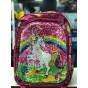 MOCHILA ESCOLAR GRANDE CON LENTEJUELAS UNICORNIO