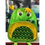 MOCHILA ESCOLAR CHICA INFANTIL ANIMALES SAPO VERDE