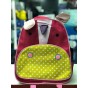 MOCHILA ESCOLAR CHICA INFANTIL ANIMALES UNICORNIO ROSA Y AMARILLO