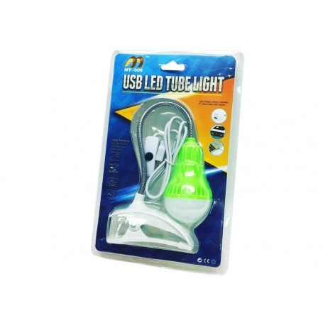 FOCO LED USB CON PINZA IDEAL LECTURA LUZ BLANCA