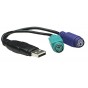 ADAPTADOR USB A PS2 MANHATTAN ORIGINAL