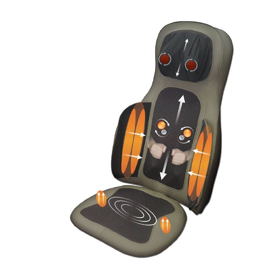 Asiento Masajeador Shiatsu Espalda Completa con calor e i