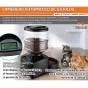 DISPENSER COMEDERO AUTOMATICO PARA PERRO GATO PROGRAMA 10.8L SIN DERRAMES NI EXCESO DAZA