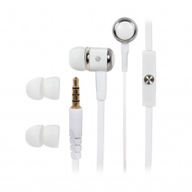 AURICULAR ONE FOR ALL BLANCO CON MICROFONO CELULARES PS4 MANOS LIBRES Sv 5241