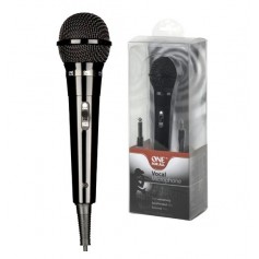 Microfono Con Cable One For All Alta Sensibilidad Metalico Sv5900 Karaoke