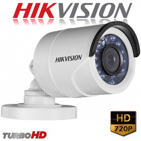 Camara Bullet Hikvision 720P Ds-2Ce16C0T-Irpf Turbo Hd Lente 2,8Mm Plastico