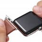 ADAPTADOR MALLA CORREA APPLE WATCH 38MM ACERO NEGRO PARA USAR MALLAS UNIVERSALES IWATCH