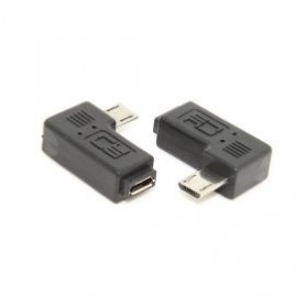 Adaptador Microusb M A Microusb H 2.0 Tipo L 90 Grados