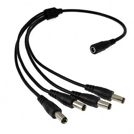 Cable Divisor Splitter Pulpo 1X4 Salidas Alimentacion Camaras Seguridad