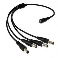 Cable Divisor Splitter Pulpo 1X4 Salidas Alimentacion Camaras Seguridad