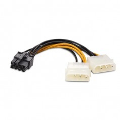 ADAPTADOR 6 PINES A 2 MOLEX 4 PINES PARA PLACAS VGA