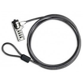 Cable Para Notebook Proteccion Con Clave Candado Combinacion Cable Acero Reforzado Seguridad Nisuta Nsprono