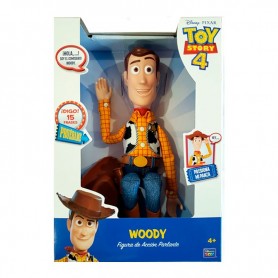 MUÑECO DISNEY WOODY TOY STORY 4 SHERIFF HABLA 15 FRACES