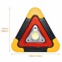 BALIZA LINTERNA TRIANGULO EMERGENCIA SEGURIDAD RECARGABLE SOLAR 500 LUMENS LED COB INTERMITENCIA HB-6608