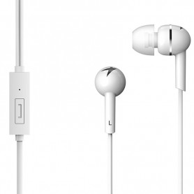 AURICULAR GENIUS M300 BLANCO CON MICROFONO STEREO SOUND