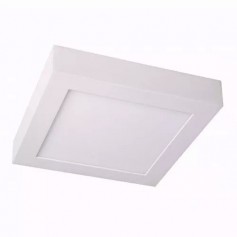 Panel Led 18W Cuadrado Luz Dia Plafon Blanco Frio Aplicar