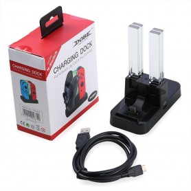 Dock De Carga Para Joystick De Nintendo Switch Estacion De Carga 4 Joysticks Dobe Vir-1245