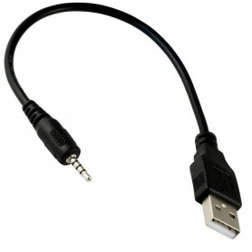 Cable Miniplug 3.5 A Usb Para Carga De Parlantes