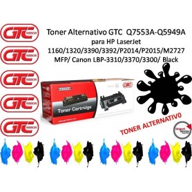 Toner Laser Alternativo Gtc Hp Q7553A/5949A M2727 P2014 P2015