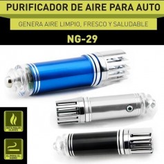 PURIFICADOR DE AIRE PARA AUTO AIRE LIMPIO FRESCO Y SALUDABLE ANTI HUMO Y MALOS OLORES NOGA NG-29