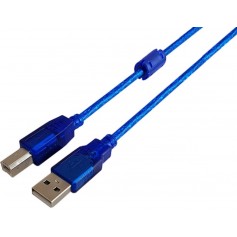 CABLE USB DE IMPRESORA 2.0 REAL 1.8MTS AM-BM NSCUSB2
