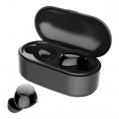 AURICULARES BLUETOOTH INALAMBRICOS MKJ-Y1 SIN CABLE DEPORTIVOS NEGROS