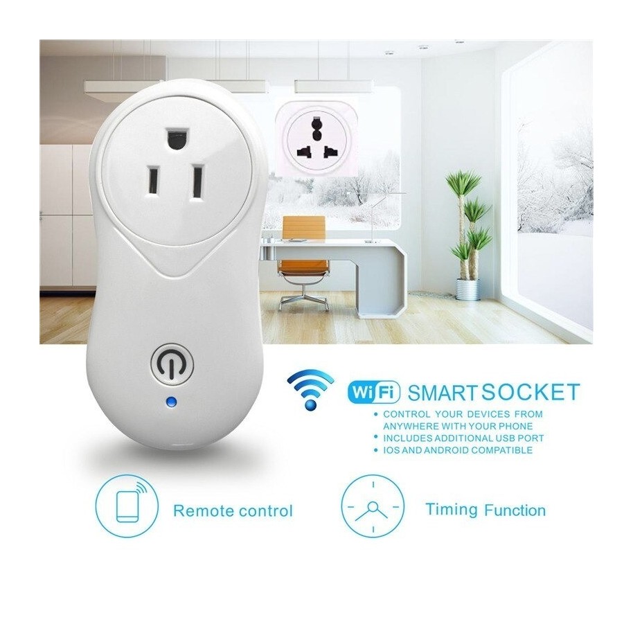 Enchufe Conector Inteligente Smart Plug Wifi Google Alexa 