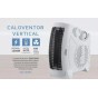 CALOVENTOR VENTILADOR VERTICAL 2 POTENCIAS 2000W DINAX CH051 TERMOSTATO