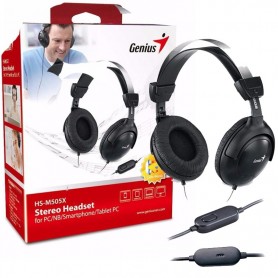 Auricular Genius Hs-M505X Para Pc Unipin 3,5 Con Microfono