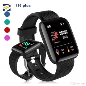 Smartwatch Fit 116 Plus West Smart Band Deportes Podometro Negro
