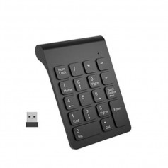TECLADO NUMERICO INALAMBRICO 2.4GHZ USB AAA WINDOWS LINUX A PILA N-K01S