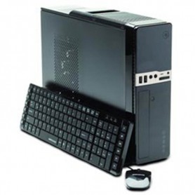 Gabinete Pc Slim Kit Bangho Teclado Mouse Parlantes Fuente