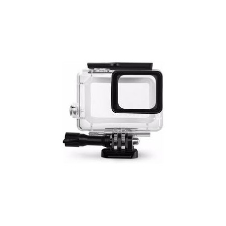 CARCASA GOPRO SUMERGIBLE ESTANCO GOPRO HERO 5 Y 6 Y 7 SILVER BLACK SUPER SUIT BUCEO 60M