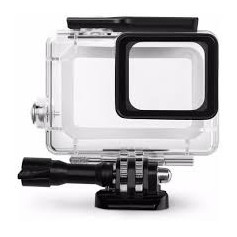 Carcasa Gopro Sumergible Estanco Gopro Hero 5 Y 6 Y 7 Silver Black Super Suit Buceo 60M