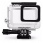 CARCASA GOPRO SUMERGIBLE ESTANCO GOPRO HERO 5 Y 6 Y 7 SILVER BLACK SUPER SUIT BUCEO 60M