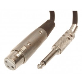 CABLE CANON XLR HEMBRA A PLUG 6.5 STEREO X 8 METROS