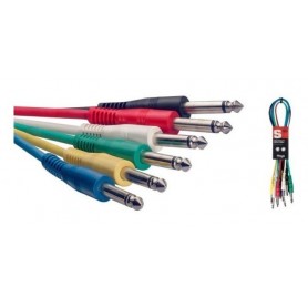 Cable Interpedal Plug Mono 6.5 Recto Inyectado De 30Cm Amarillo
