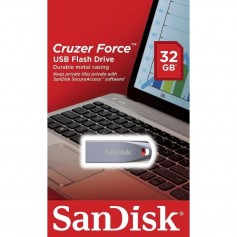 PENDRIVE 32GB SANDISK CRUZER FORCE USB FLASH DRIVE 2.0 3.0 METALICO