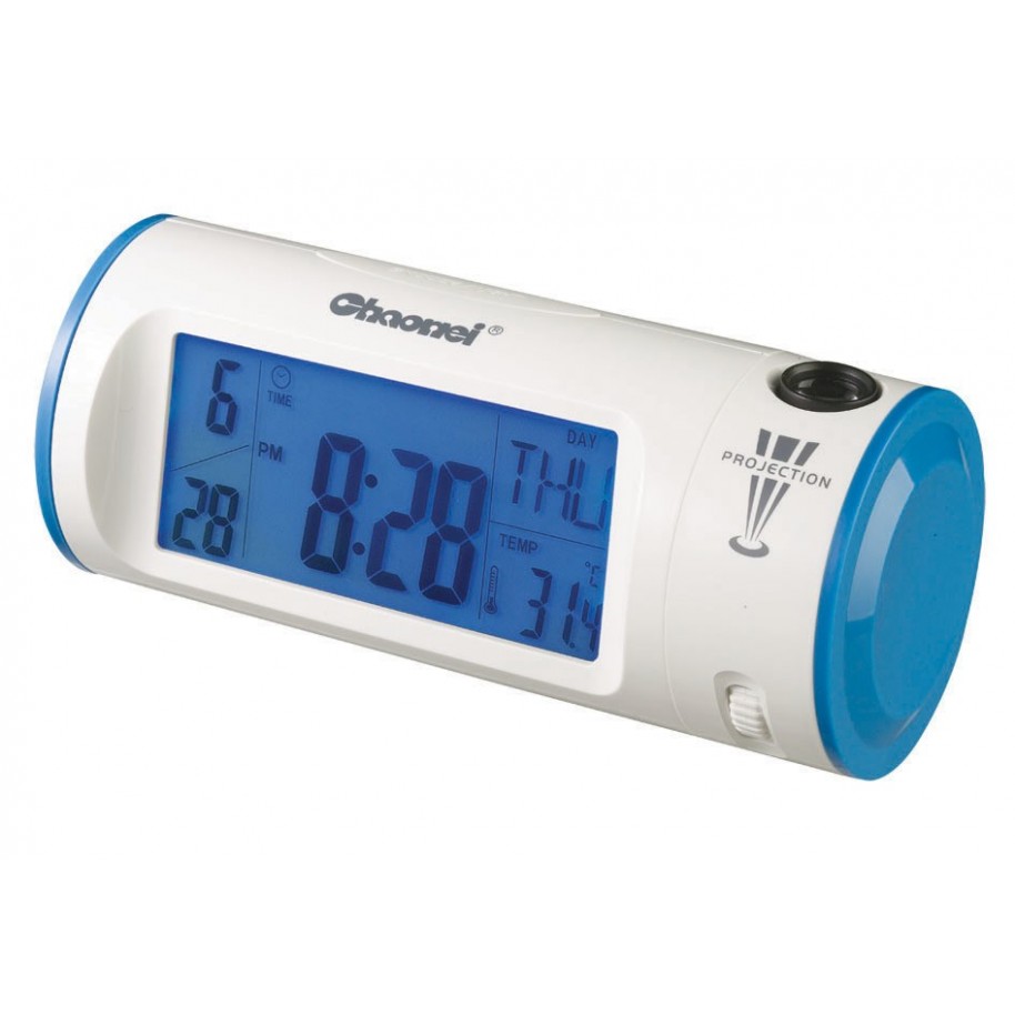 Reloj de mesa digital Technoline WT 537 con proyección de temperatura y  hora – Shopavia