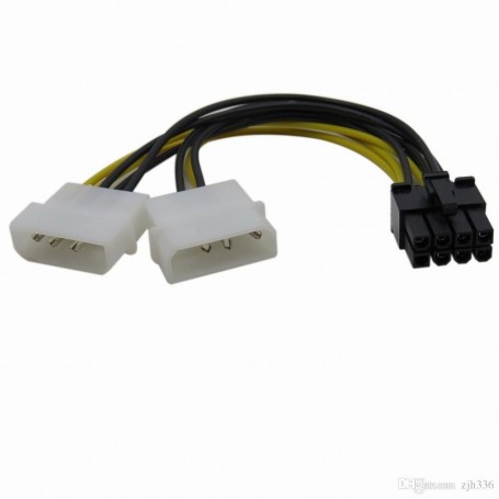 ADAPTADOR DE 8 PIES A MOLEX PARA PLACAS DE VIDEO VGA