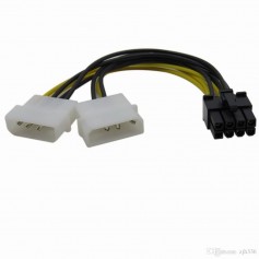 ADAPTADOR DE 8 PIES A MOLEX PARA PLACAS DE VIDEO VGA