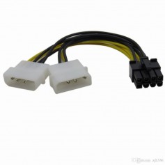 Adaptador De 8 Pies A Molex Para Placas De Video Vga