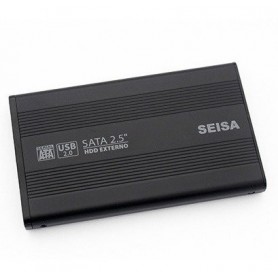 Carry Disk Seisa 2.0 + Cable Usb Negro