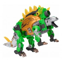 Pistola Stegosaurus Dinobosts Lanza Dardos Transformer Dinosaurio 20 Dardos Robot Blaster