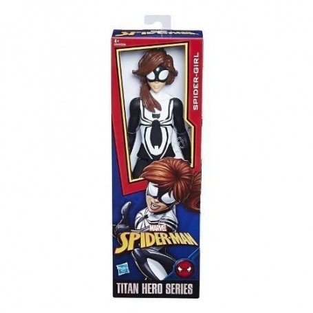 MUÑECO SPIDERGIRL MARVEL 30CM ORIGINAL TITAN HERO SERIES ORIGINAL HASBRO