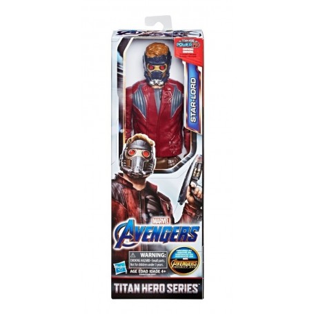 MUÑECO STAR LORD AVENGERS ENDGAME 30CM ORIGINAL TITAN HERO SERIES ORIGINAL HASBRO