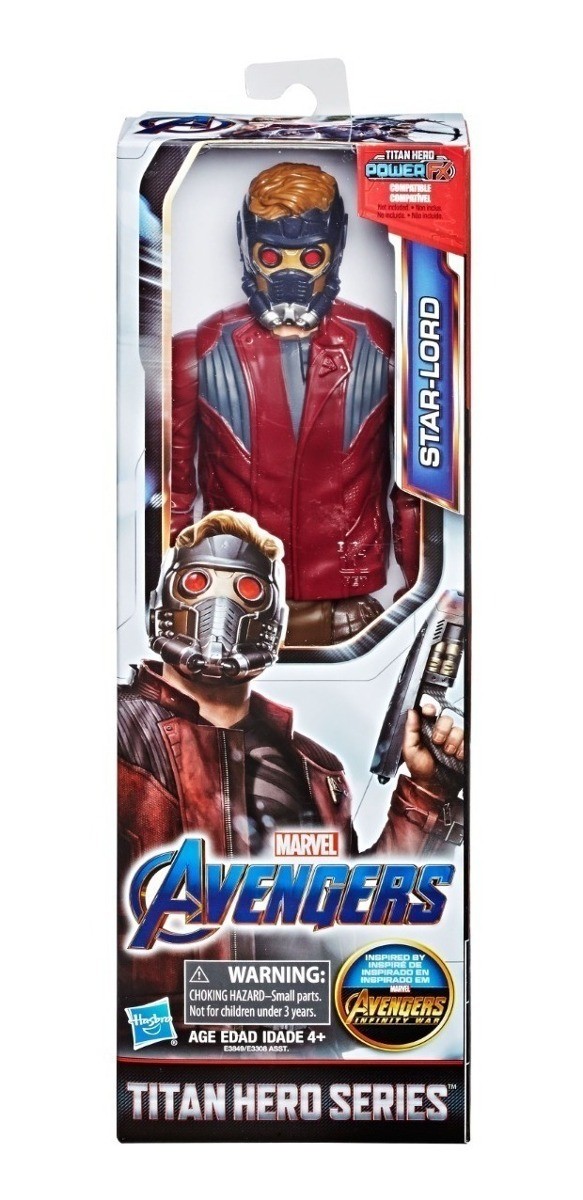 Figura Star Lord Avengers Endgame 30Cm Original Titan Hero Series Original Hasbro